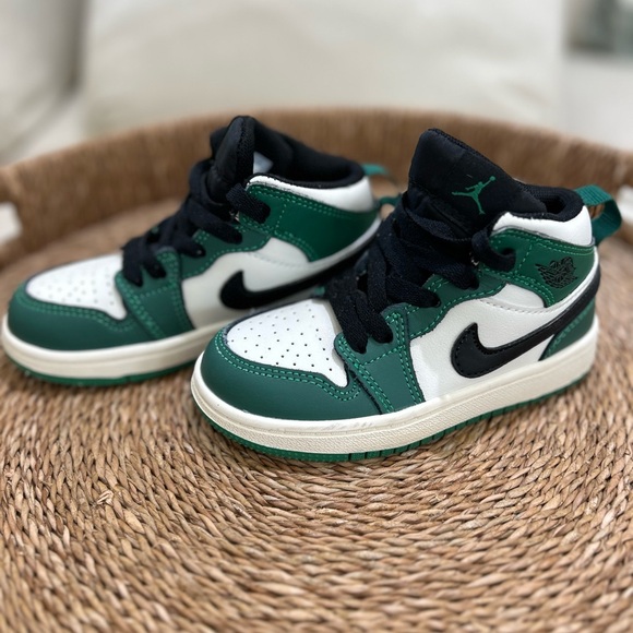 Air Jordan 10C Toddler Boy Mid SE TD 'Pine Green' - Picture 4 of 9